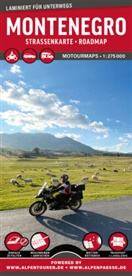 MoTourMedia - MoTourMaps Montenegro Auto- und Motorradkarte 1:275.000