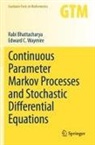 Rabi Bhattacharya, Edward C. Waymire - Continuous Parameter Markov Processes and Stochastic Differential Equations