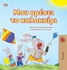 Shelley Admont, Kidkiddos Books, Danny Shmuilov - I Love Summer (Greek Children's Book)