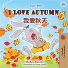 Shelley Admont, Kidkiddos Books - I Love Autumn (English Chinese Traditional Bilingual Children's Book)