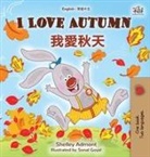 Shelley Admont, Kidkiddos Books - I Love Autumn (English Chinese Traditional Bilingual Children's Book)