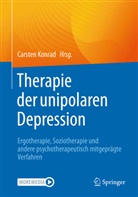 Carsten Konrad - Therapie der unipolaren Depression - Ergotherapie, Soziotherapie und andere psychotherapeutisch mitgeprägte Verfahren