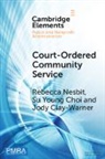 Jody Clay-Warner, Rebecca Nesbit, Rebecca (University of Georgia ) Young Cho Nesbit, Nesbit Rebecca, Su Young Choi - Court-Ordered Community Service