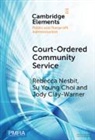 Jody Clay-Warner, Rebecca Nesbit, Rebecca (University of Georgia ) Young Cho Nesbit, Nesbit Rebecca, Su Young Choi - Court-Ordered Community Service