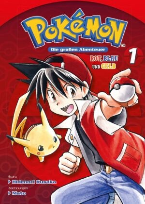 Hidenori Kusaka,  Mato - Pokémon - Die großen Abenteuer: Rot, Blau und Gelb 01 - Extradicke Sammelbandedition zum kleinen Preis