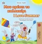 Shelley Admont, Kidkiddos Books, Danny Shmuilov - I Love Summer (Greek English Bilingual Children's Book)