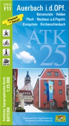 Landesamt für Digitalisierung Breitband un, Breitband und Vermessung Landesamt für Digitalisierung - ATK25-F11 Auerbach i.d.OPf. (Amtliche Topographische Karte 1:25000)