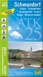 Landesamt für Digitalisierung Breitband un, Breitband und Vermessung Landesamt für Digitalisierung - ATK25-H13 Schwandorf (Amtliche Topographische Karte 1:25000)