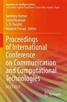 S D Purohit et al, Saroj Hiranwal, Sandeep Kumar, Mukesh Prasad, S D Purohit, S. D. Purohit - Proceedings of International Conference on Communication and Computational Technologies
