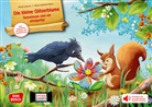 Heidi Leenen, Alina Spiekermann - Die kleine Glitzerblume. Gemeinsam sind wir einzigartig! Eine Geschichte mit Rabe und Eichhörnchen. Kamishibai Bildkartenset, m. 1 Beilage