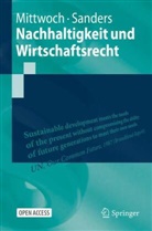 Anne-Christin Mittwoch, Sanders, Anne Sanders - Nachhaltigkeit und Wirtschaftsrecht