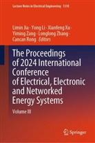 Limin Jia, Yong Li, Cancan Rong, Xianfeng Xu, Xianfeng Xu et al, Yiming Zang... - The Proceedings of 2024 International Conference of Electrical, Electronic and Networked Energy Systems