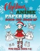Mila Albeni - Christmas Anime Paper Doll for Girls Ages 7-12; Cut, Color and Dress up