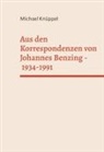 Michael Knüppel - Aus den Korrespondenzen von Johannes Benzing 1934-1991