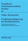 Volker Konopatzki - Funktionsauslagerung bei Kreditinstituten