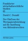David C. Donald - Der Einfluss der Wertpapierabwicklung auf die Ausübung von Aktionärsrechten