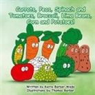 Karra Barber Wada - Carrots, Peas, Spinach and Tomatoes, Broccoli, Lima Beans, Corn and Potatoes