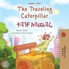 Kidkiddos Books, Rayne Coshav - The Traveling Caterpillar (English Amharic Bilingual Book for Kids)