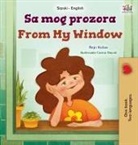 Kidkiddos Books, Rayne Coshav - From My Window (Serbian English Bilingual Kids Book- Latin Alphabet)