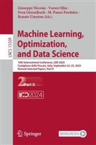 Sven Giesselbach, Sven Giesselbach et al, Giuseppe Nicosia, Varun Ojha, M. Panos Pardalos, Giesselbach Sven... - Machine Learning, Optimization, and Data Science