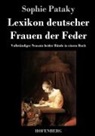 Sophie Pataky, Sophie Pataky - Lexikon deutscher Frauen der Feder