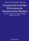 Johann Christoph Adelung - Grammatisch-kritisches Wörterbuch der Hochdeutschen Mundart