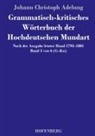 Johann Christoph Adelung - Grammatisch-kritisches Wörterbuch der Hochdeutschen Mundart