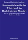Johann Christoph Adelung - Grammatisch-kritisches Wörterbuch der Hochdeutschen Mundart
