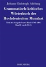 Johann Christoph Adelung - Grammatisch-kritisches Wörterbuch der Hochdeutschen Mundart