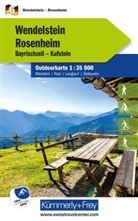 Kümmerly+Frey Outdoorkarte Deutschland 6 Wendelstein, Rosenheim 1:35.000