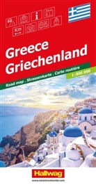 Hallwag Strassenkarte Griechenland 1:800.000