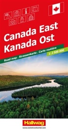 Hallwag Strassenkarte Kanada Ost 1:2,5 Mio.