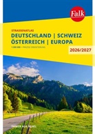 Falk Straßenatlas 2026/2027 Deutschland, Schweiz, Österreich 1:300.000