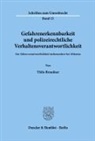 Thilo Brandner - Gefahrenerkennbarkeit und polizeirechtliche Verhaltensverantwortlichkeit.