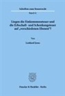 Lenhard Jesse - Liegen die Einkommensteuer und die Erbschaft- und Schenkungsteuer auf "verschiedenen Ebenen"?