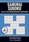 Sudoku Puzzlebücher - Samurai Sudoku - 35 Rätsel mit Lösungen