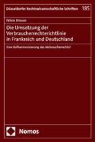 Félicie Brisson - Die Umsetzung der Verbraucherrechterichtlinie in Frankreich und Deutschland
