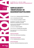 Prokla 218, Prokla 218, Vereinigung zur Kritik der politischen Ökonomie e. V., Vereinigung zur Kritik der politischen Ökonomie e.V., Vereinigung zur Kritik der politischen Ökono - Surplus Society - »Überflüssige« im Gegenwartskapitalismus