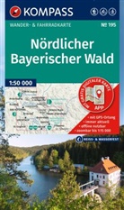 KOMPASS Wanderkarte 195 Nördlicher Bayerischer Wald 1:50.000