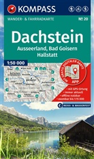KOMPASS Wanderkarte 20 Dachstein, Ausseerland, Bad Goisern, Hallstatt 1:50.000