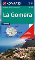 KOMPASS Wanderkarte 231 La Gomera 1:30.000