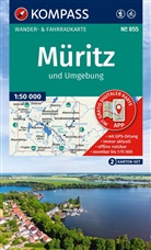 KOMPASS Wanderkarten-Set 855 Müritz und Umgebung (2 Karten) 1:50.000