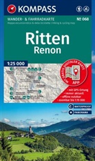 KOMPASS Wanderkarte 068 Ritten / Renon 1:25.000