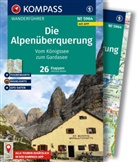 Andreas Möder - KOMPASS Wanderführer Die Alpenüberquerung vom Königssee zum Gardasee, 26 Etappen mit Extra-Tourenkarte