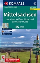 Sven Hähle - KOMPASS Wanderführer Mittelsachsen zwischen Meißner Elbtal und Zwickauer Mulde, 55 Touren mit Extra-Tourenkarte