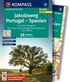 Robert Schwänz - KOMPASS Wanderführer Jakobsweg Portugal - Spanien, 25 Etappen mit Extra-Tourenkarte