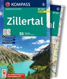 Wolfgang Heitzmann - KOMPASS Wanderführer Zillertal, 55 Touren mit Extra-Tourenkarte