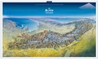 KOMPASS Panorama-Poster Die Alpen von Norden