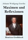Johann Wolfgang von Goethe - Maximen und Reflexionen (Großdruck)
