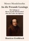 Moses Mendelssohn - An die Freunde Lessings (Großdruck)